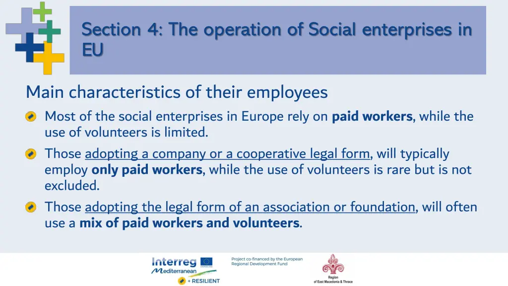 section 4 the operation of social enterprises 6