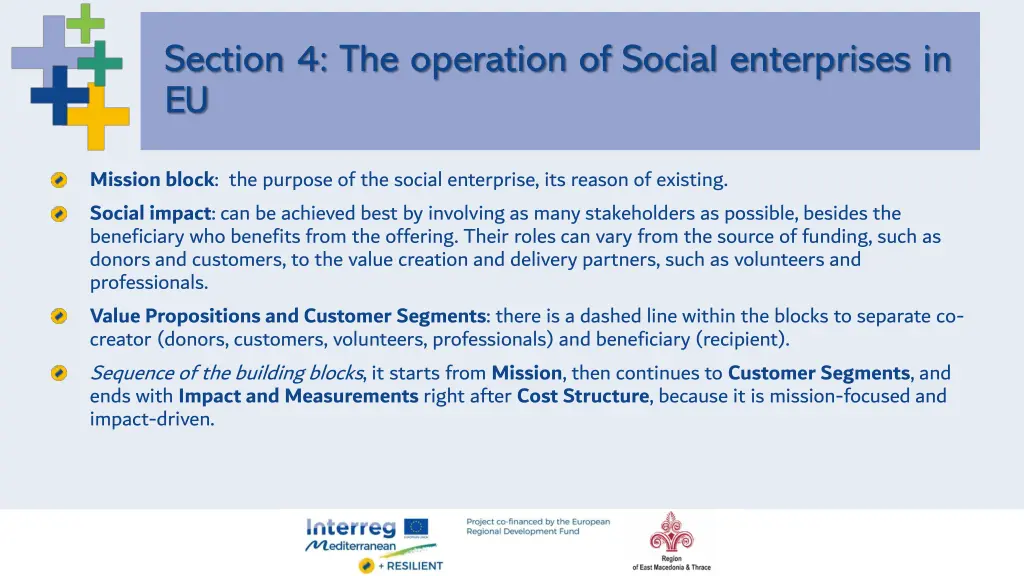 section 4 the operation of social enterprises 9
