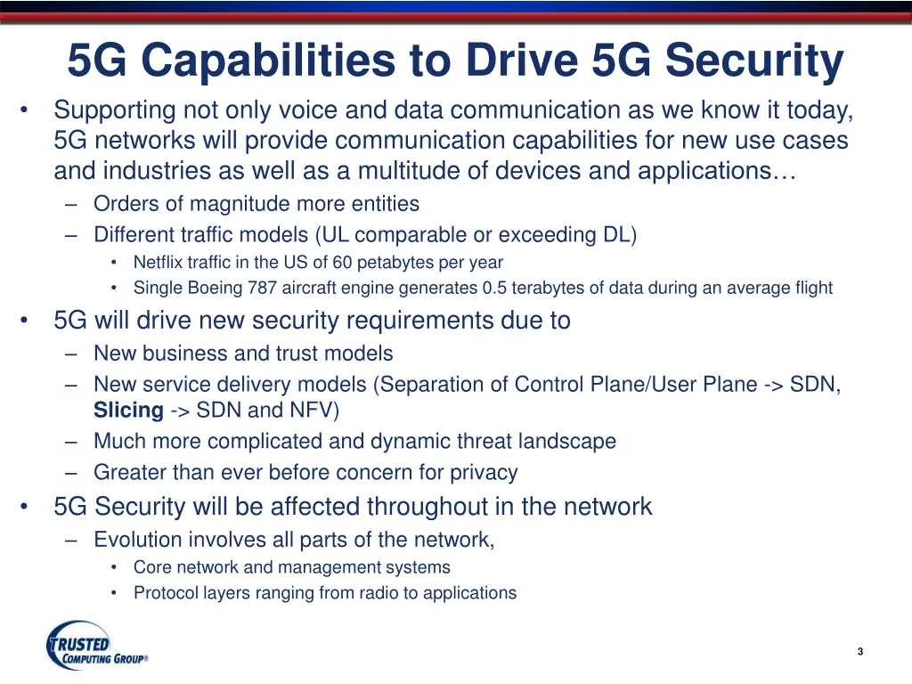 5g capabilities to drive 5g security supporting