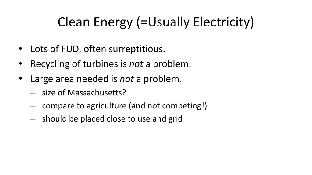 clean energy usually electricity