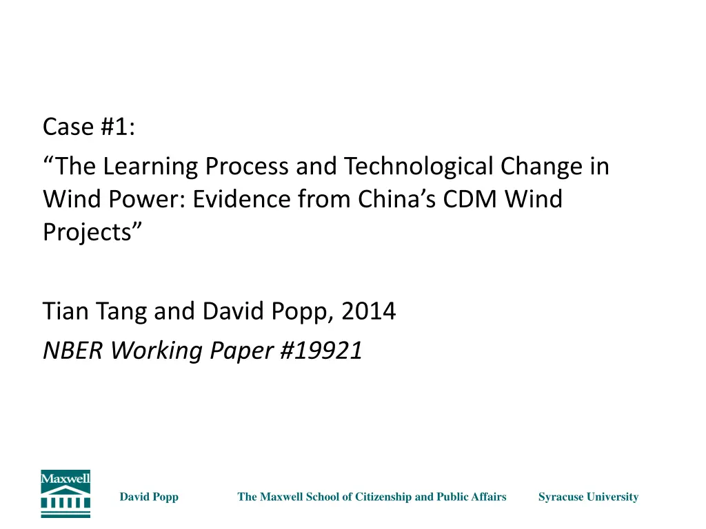 case 1 the learning process and technological