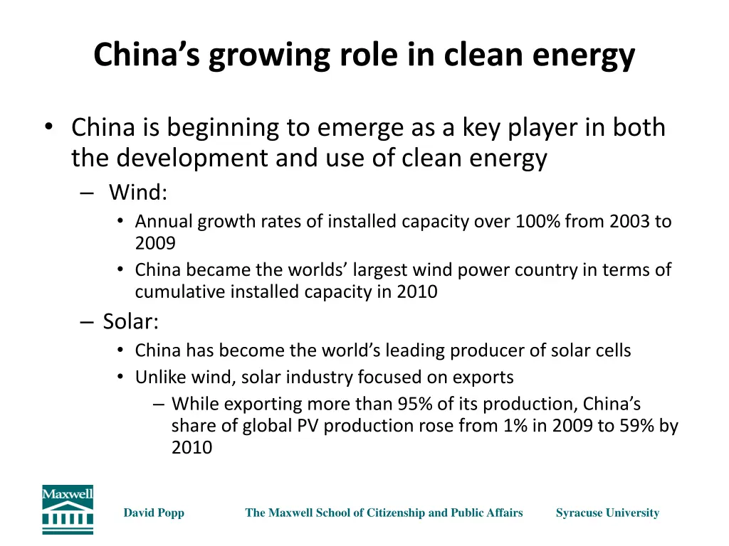 china s growing role in clean energy 1