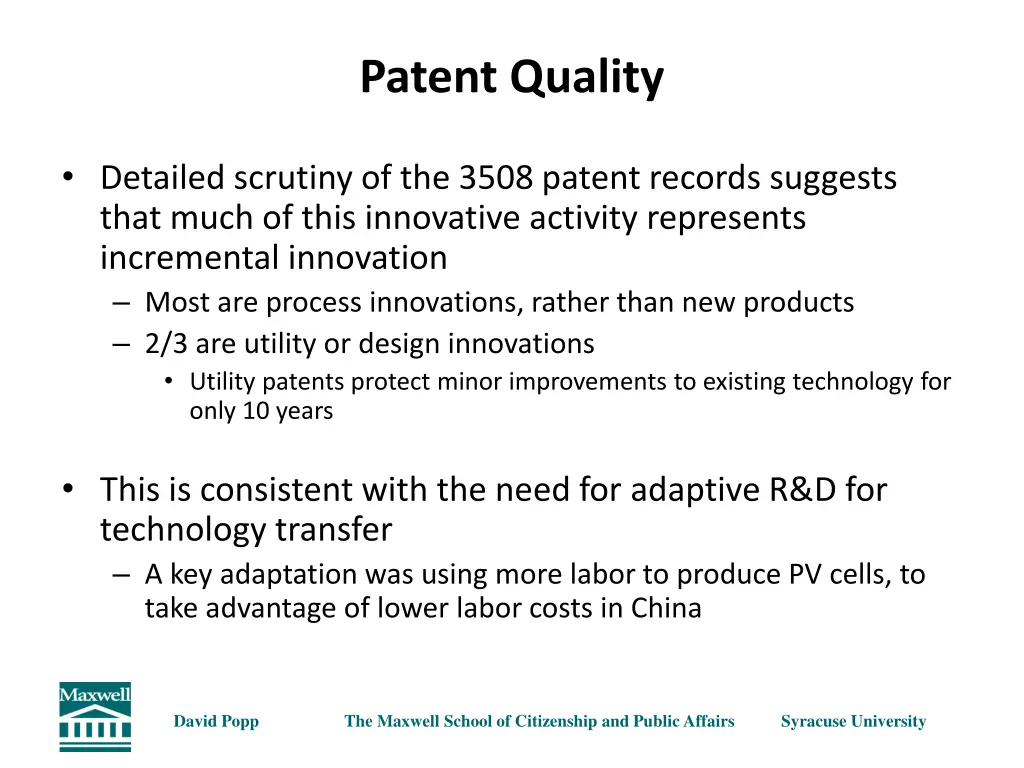 patent quality