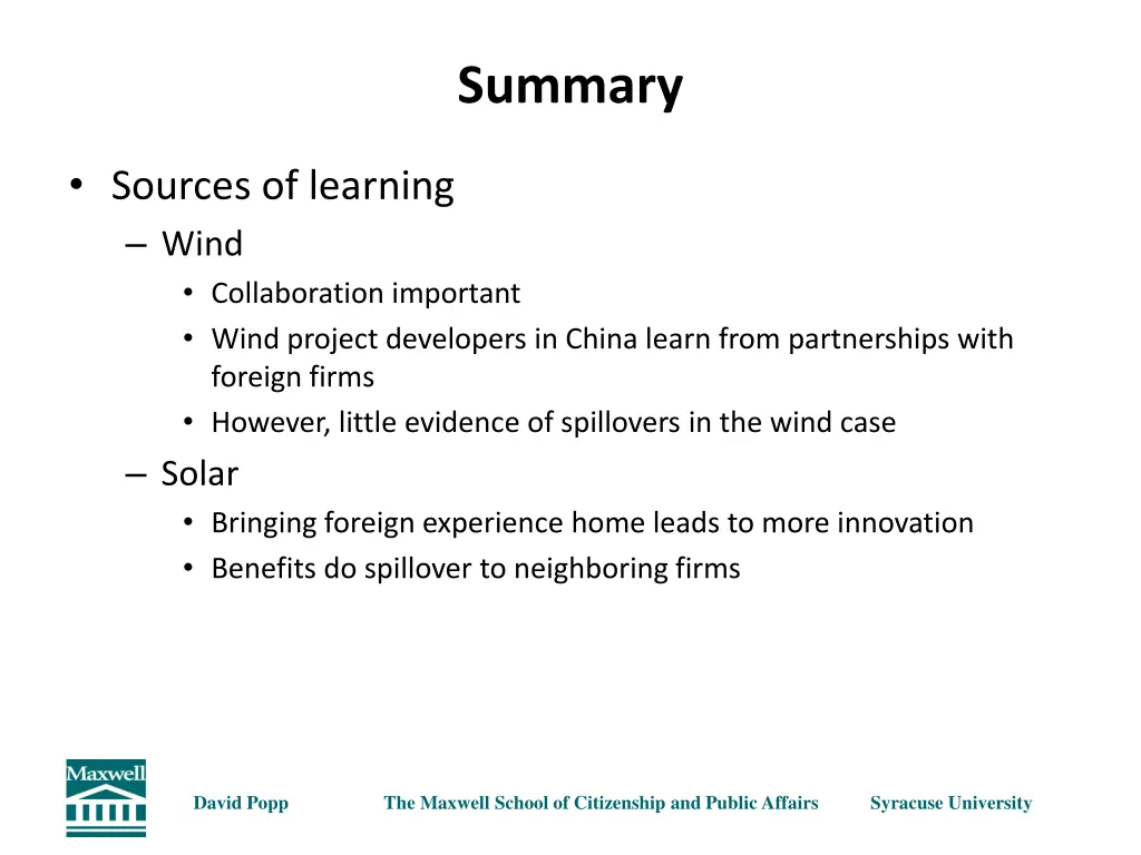 summary