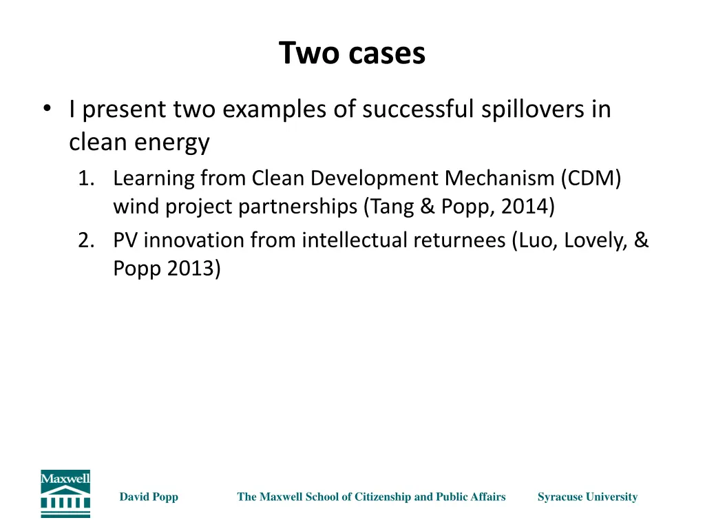 two cases