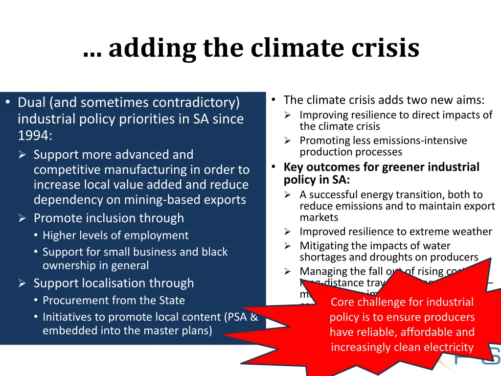 adding the climate crisis
