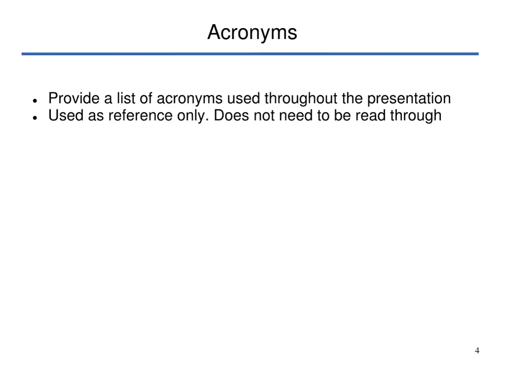acronyms