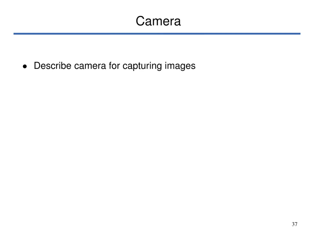 camera
