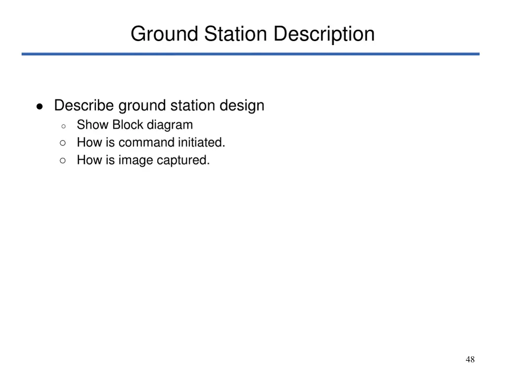 ground station description