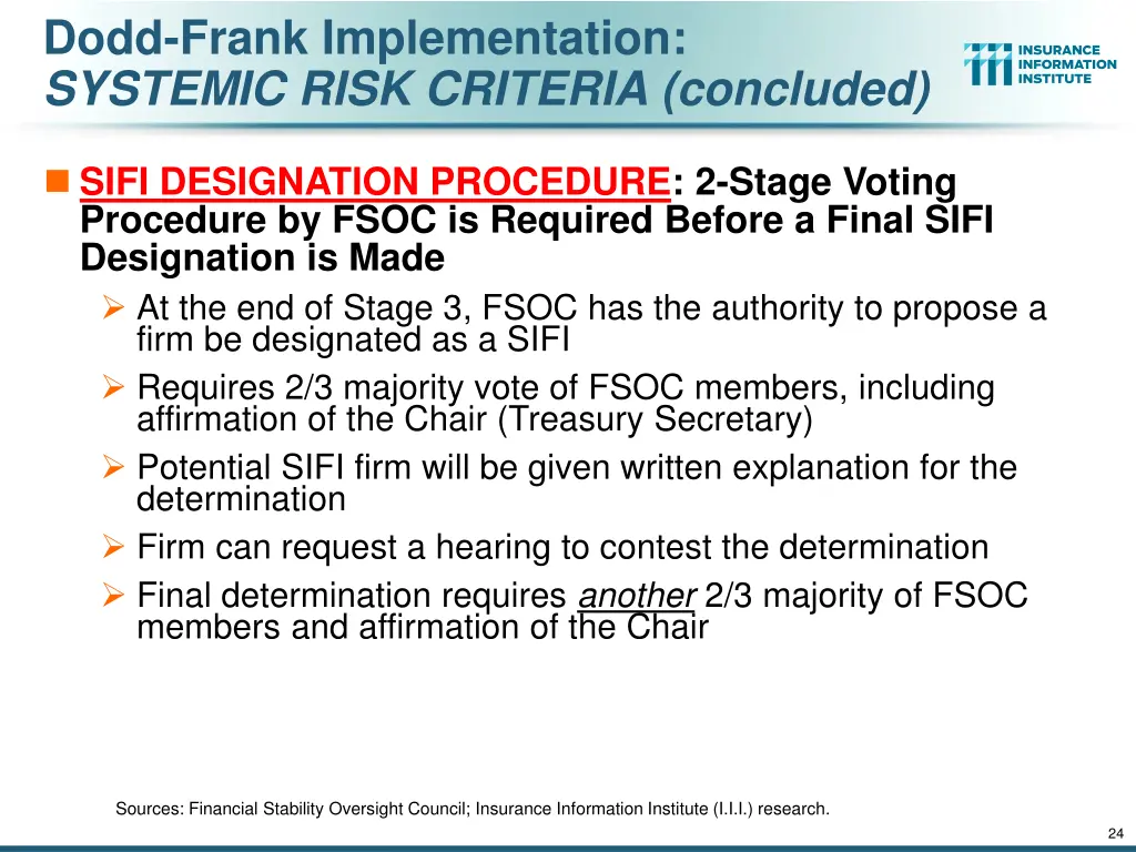 dodd frank implementation systemic risk criteria 1