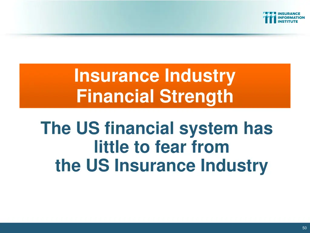 insurance industry financial strength