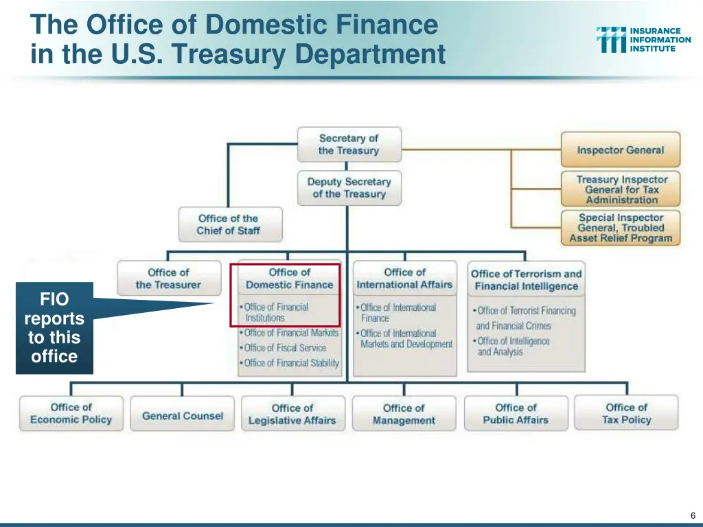 the office of domestic finance