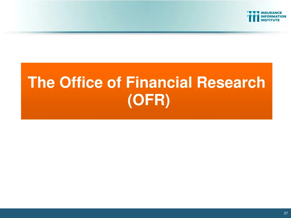 the office of financial research ofr