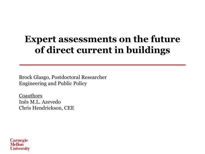 expert assessments on the future of direct