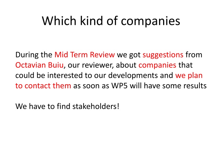 which kind of companies