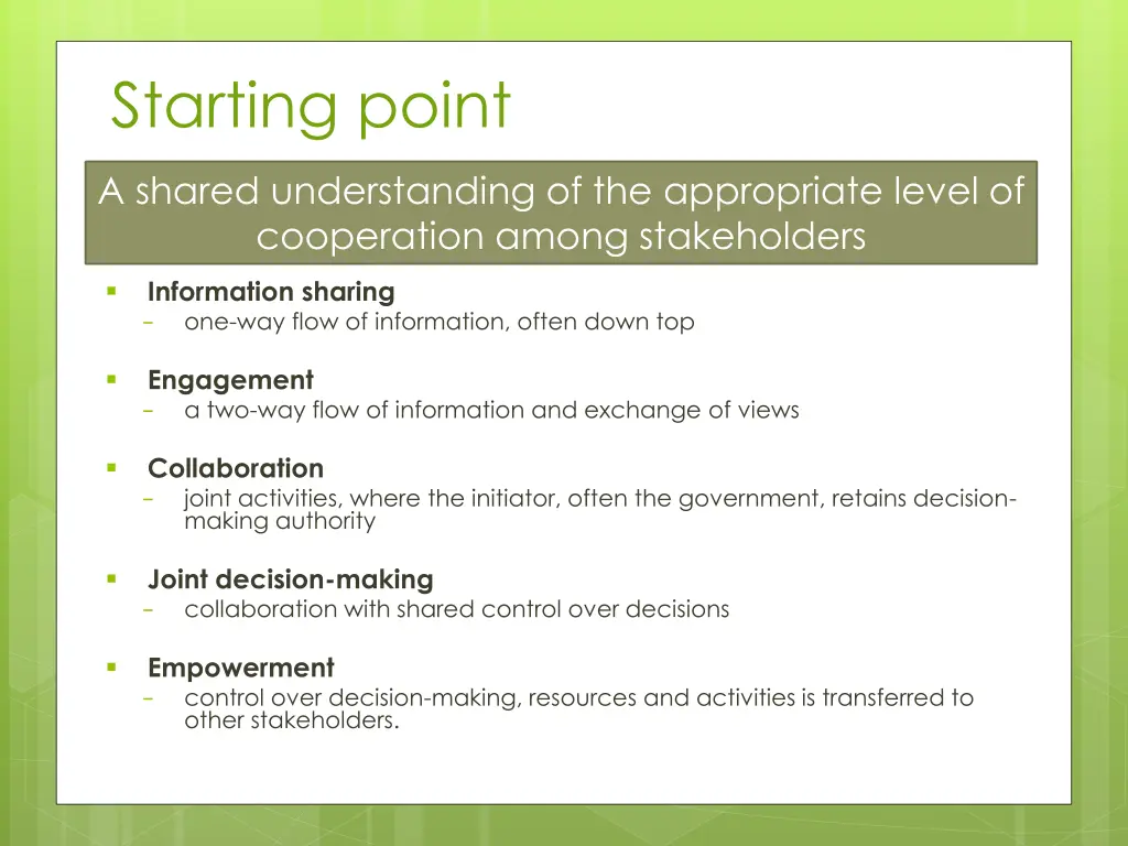 starting point 3