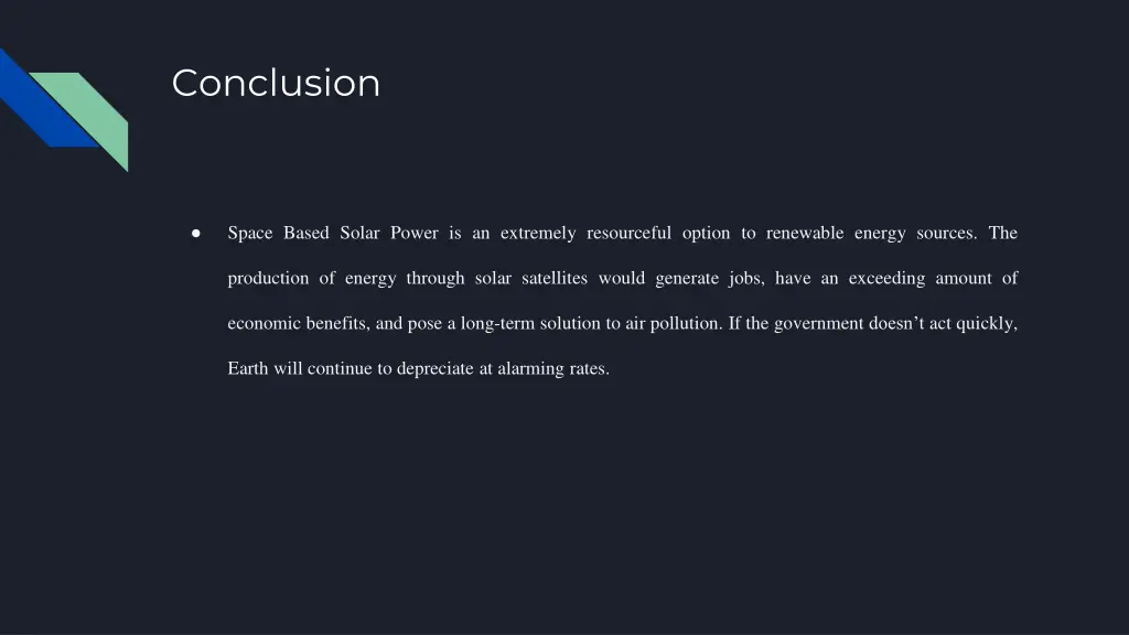 conclusion