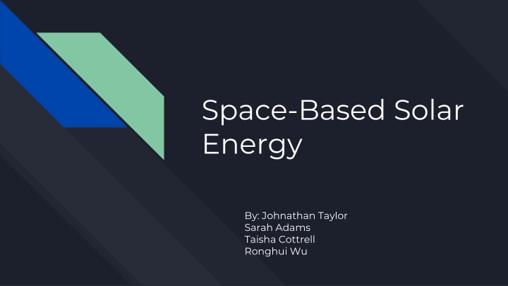 space based solar energy