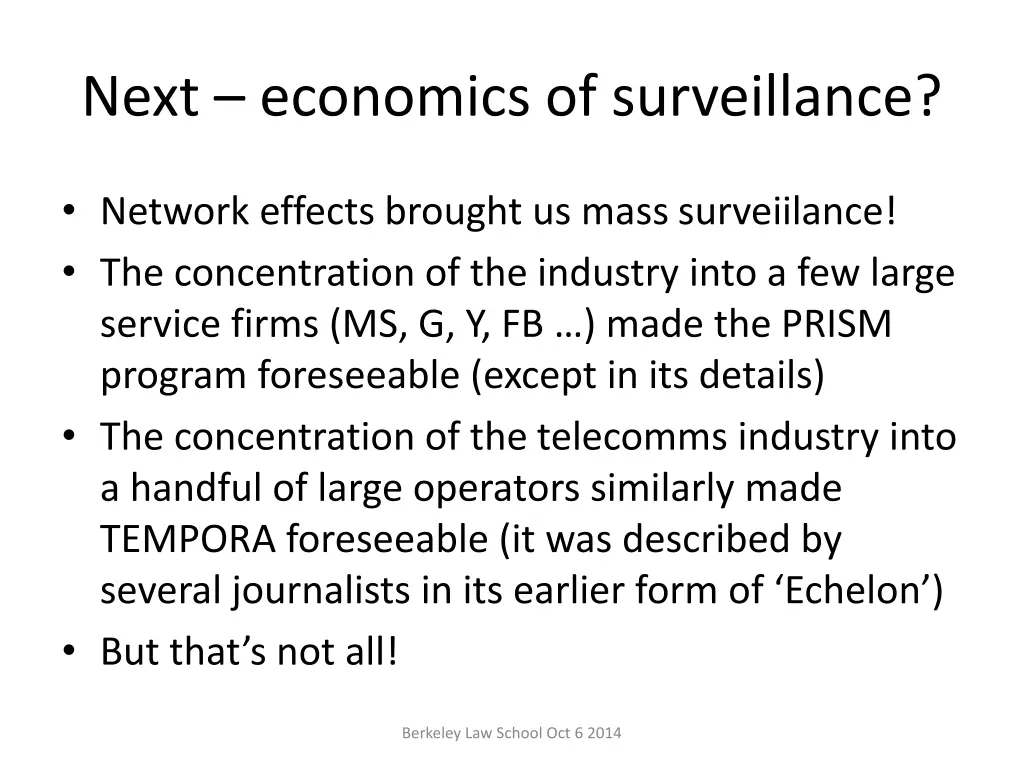 next economics of surveillance