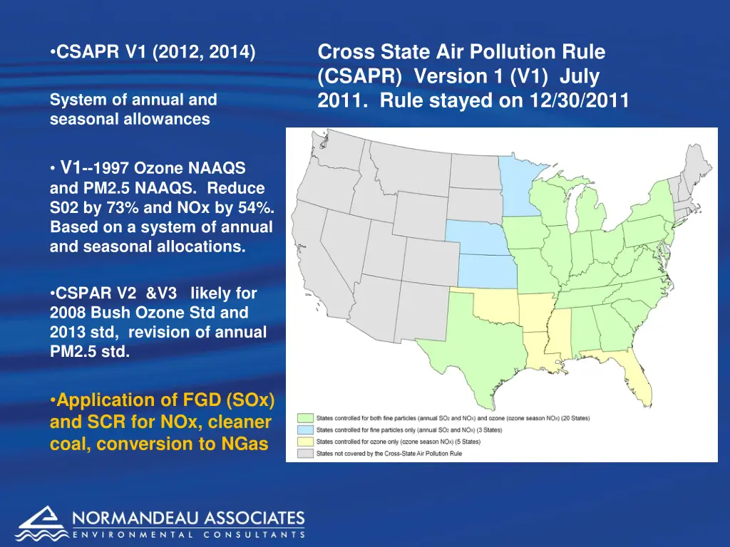 cross state air pollution rule csapr version