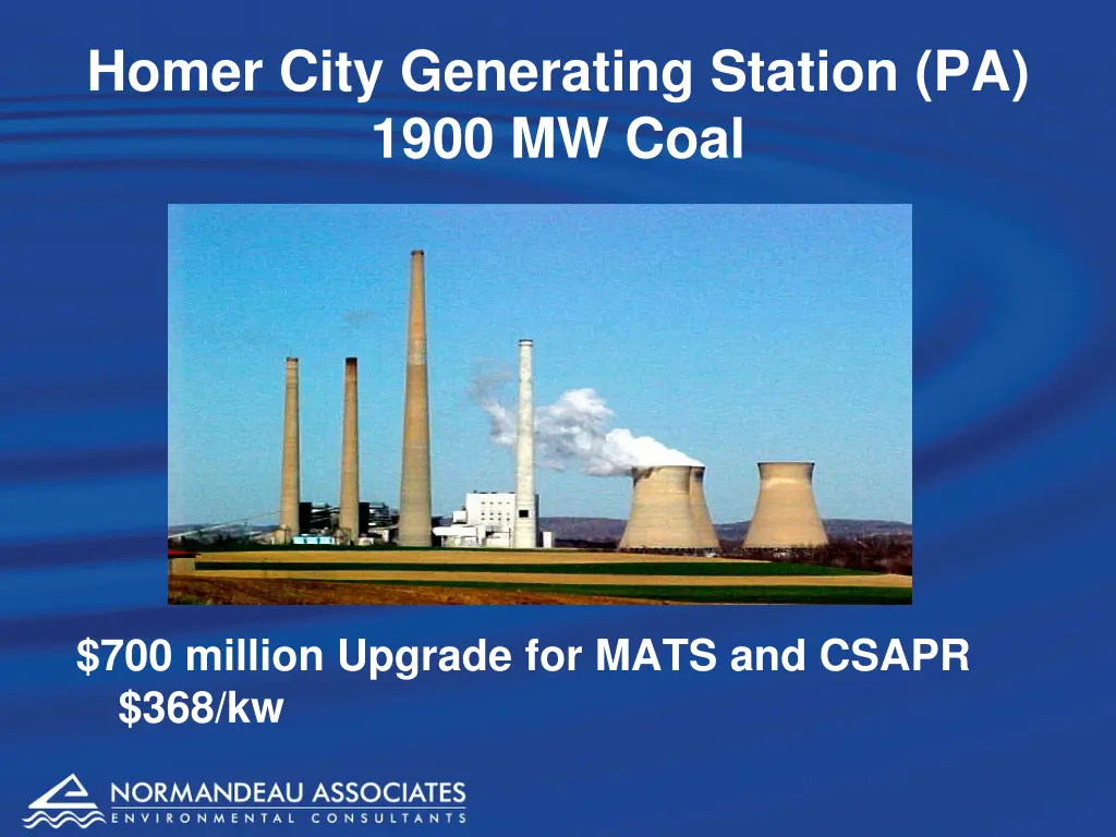 homer city generating station pa 1900 mw coal