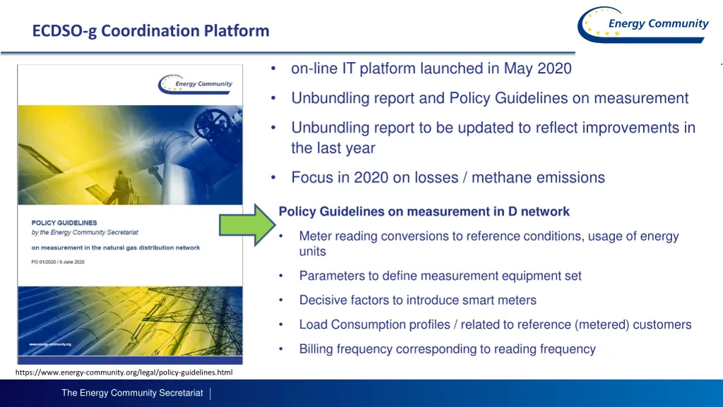 ecdso g coordination platform
