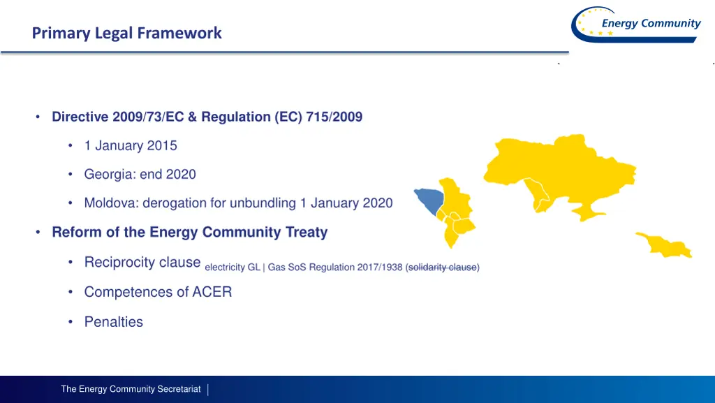 primary legal framework