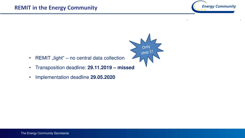 remit in the energy community