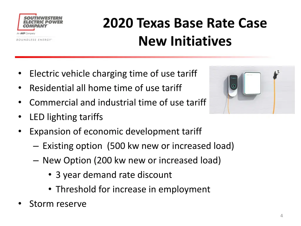 2020 texas base rate case new initiatives
