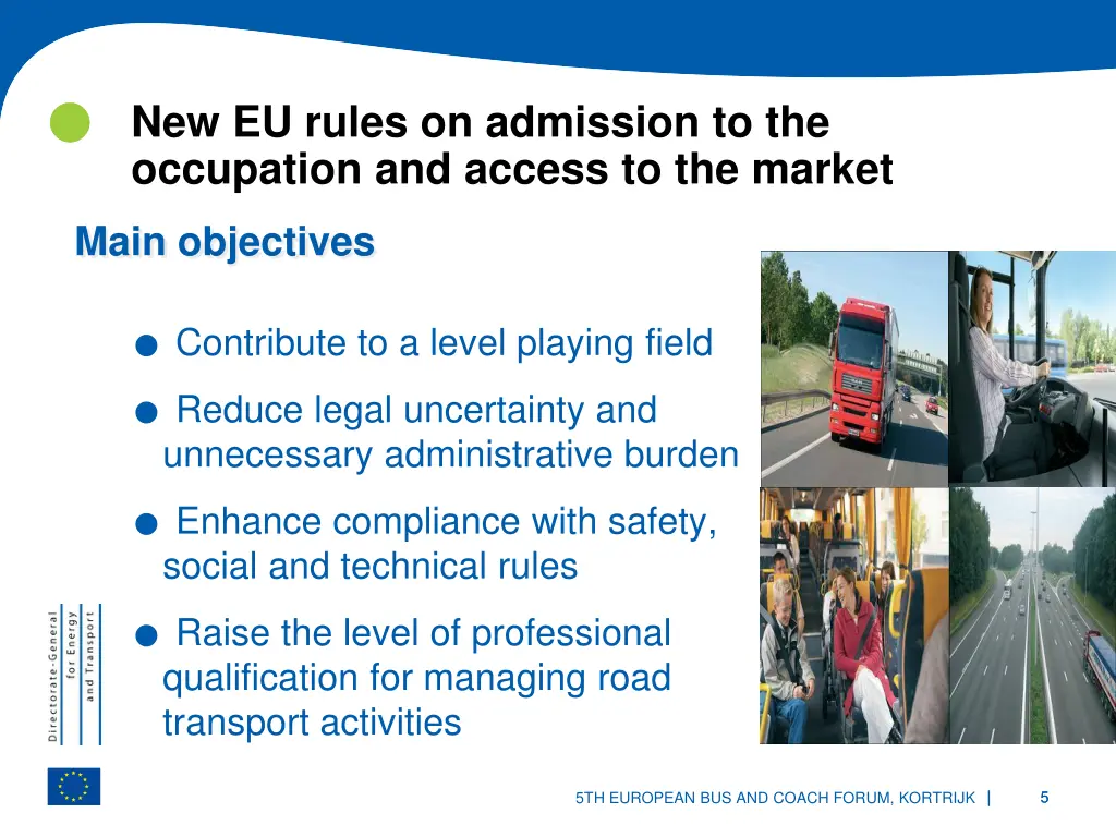 new eu rules on admission to the occupation 1