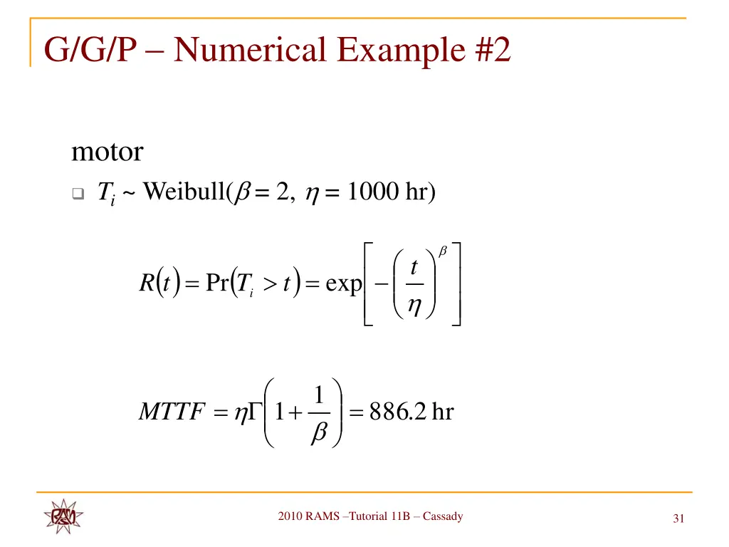 g g p numerical example 2