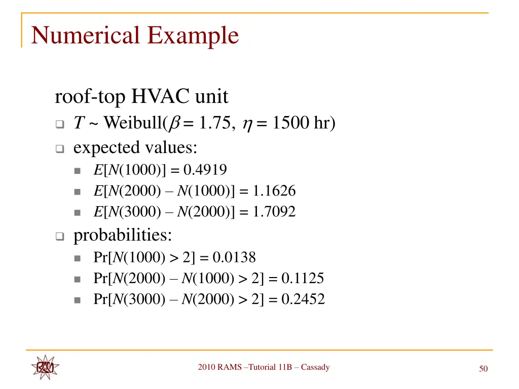 numerical example