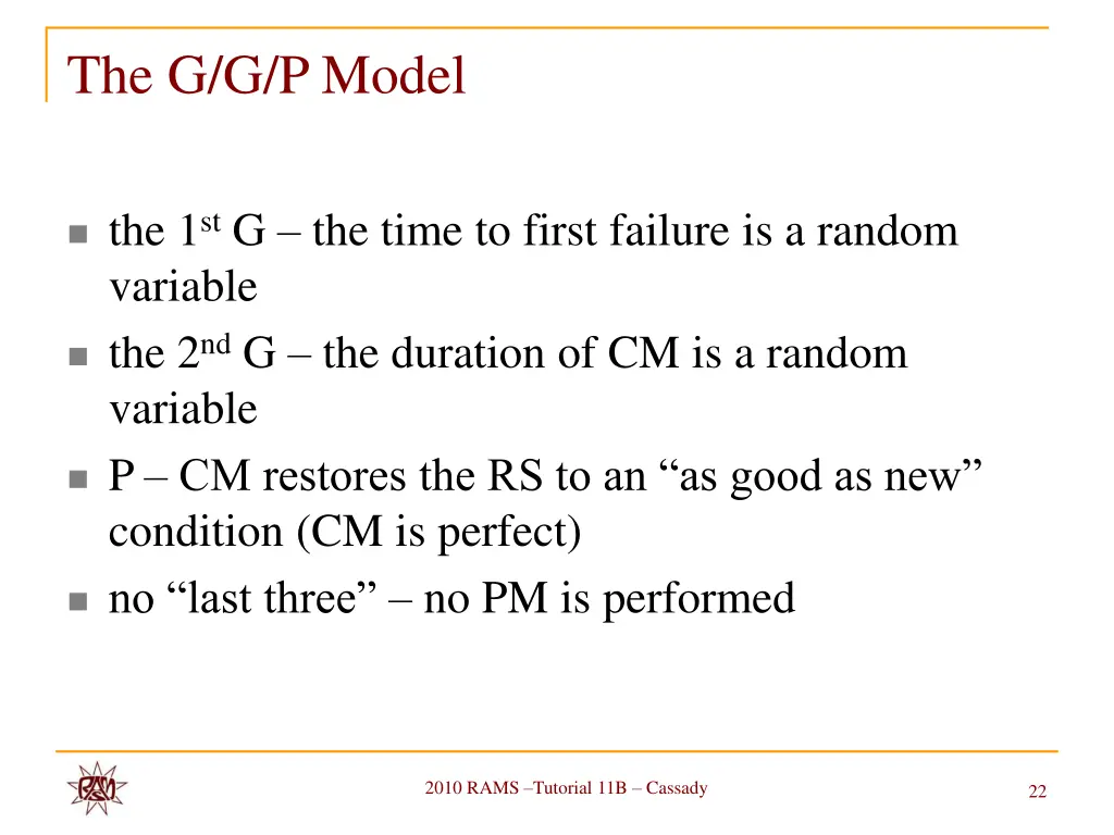 the g g p model