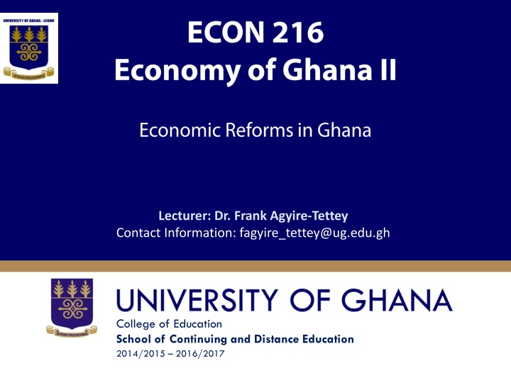 lecturer dr frank agyire tettey contact