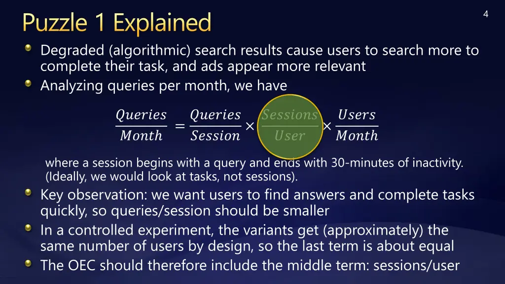 puzzle 1 explained degraded algorithmic search