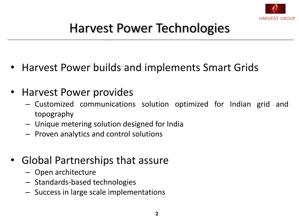 harvest group harvest group