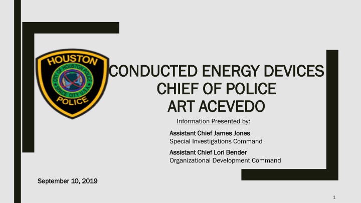 conducted energy devices conducted energy devices