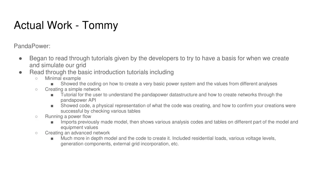 actual work tommy