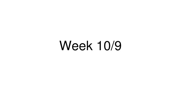 week 10 9