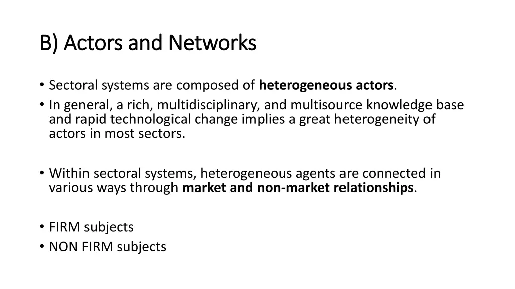 b actors and networks b actors and networks