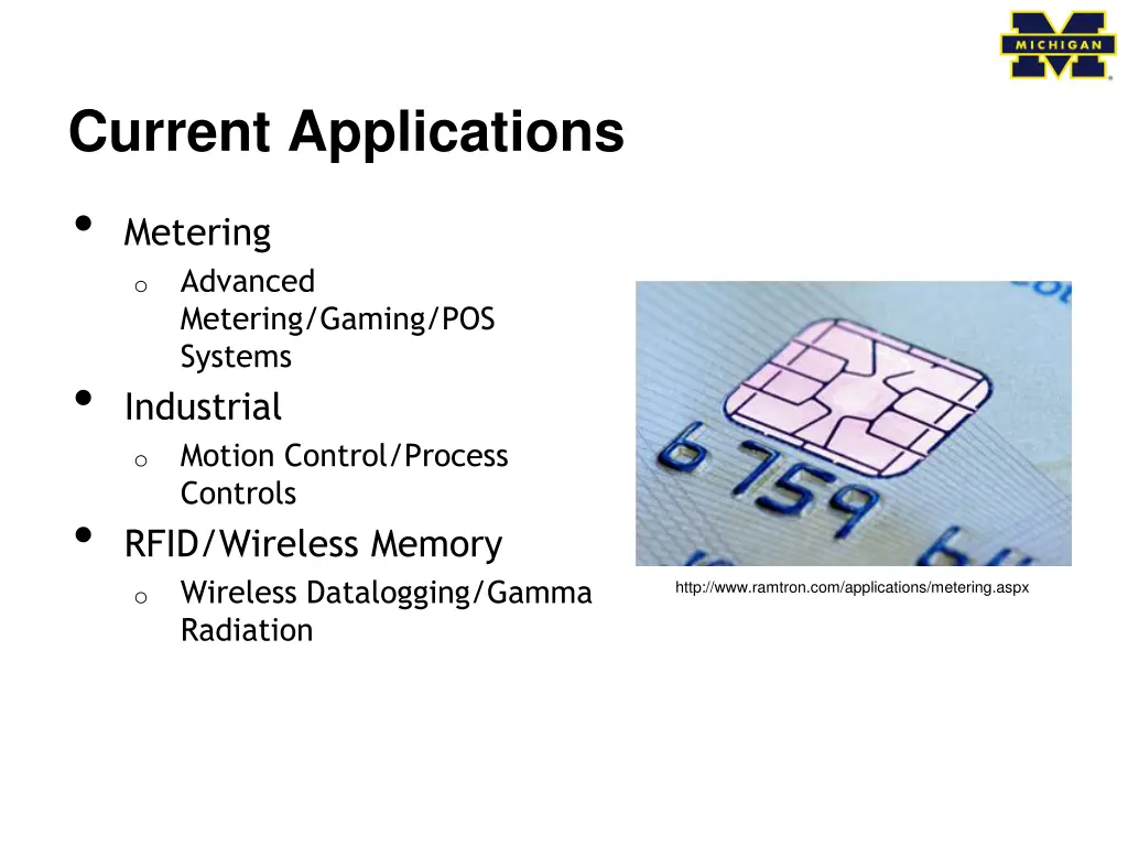 current applications metering advanced metering