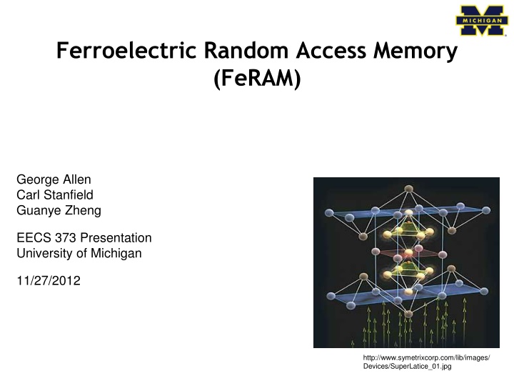 ferroelectric random access memory feram