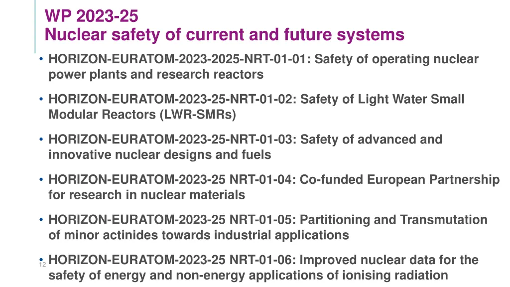 wp 2023 25 nuclear safety of current and future