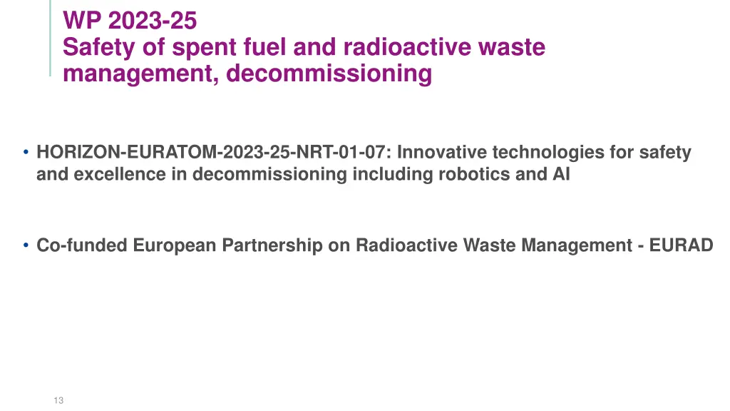wp 2023 25 safety of spent fuel and radioactive