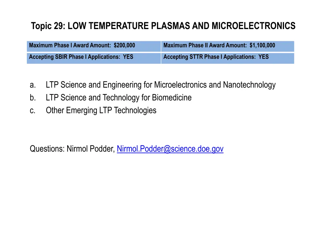 topic 29 low temperature plasmas