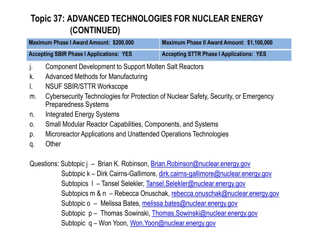 topic 37 advanced technologies for nuclear energy 1