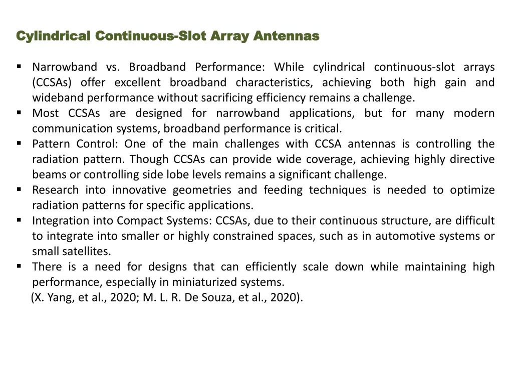cylindrical cylindrical continuous continuous slot 1