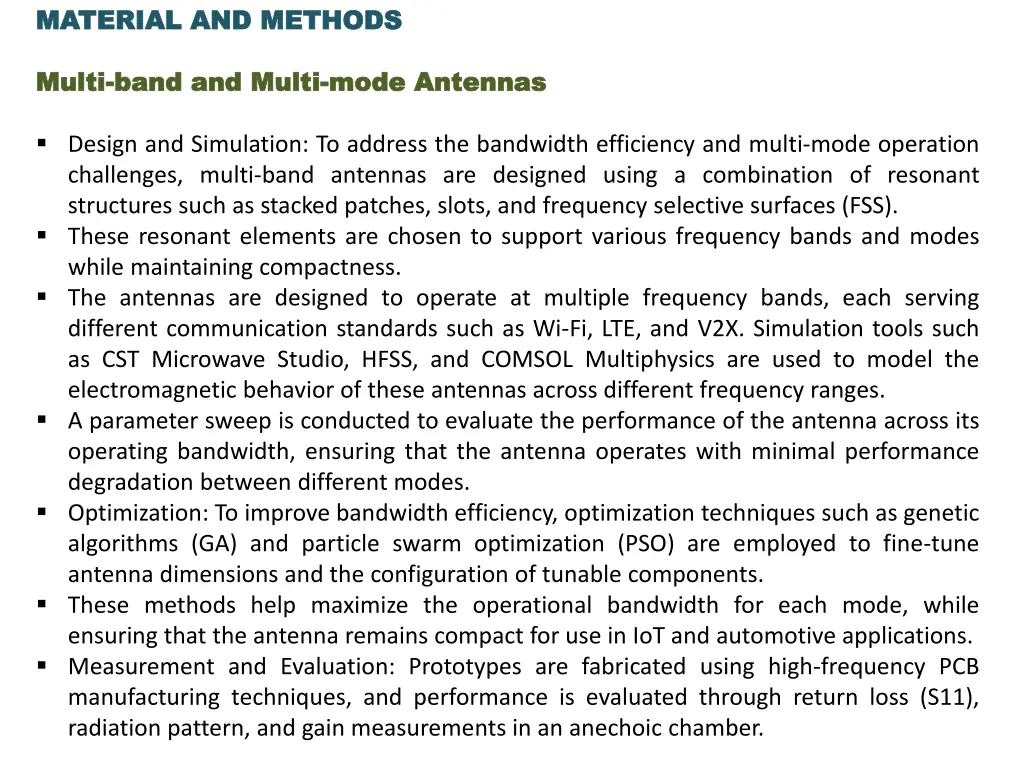 material and methods material and methods
