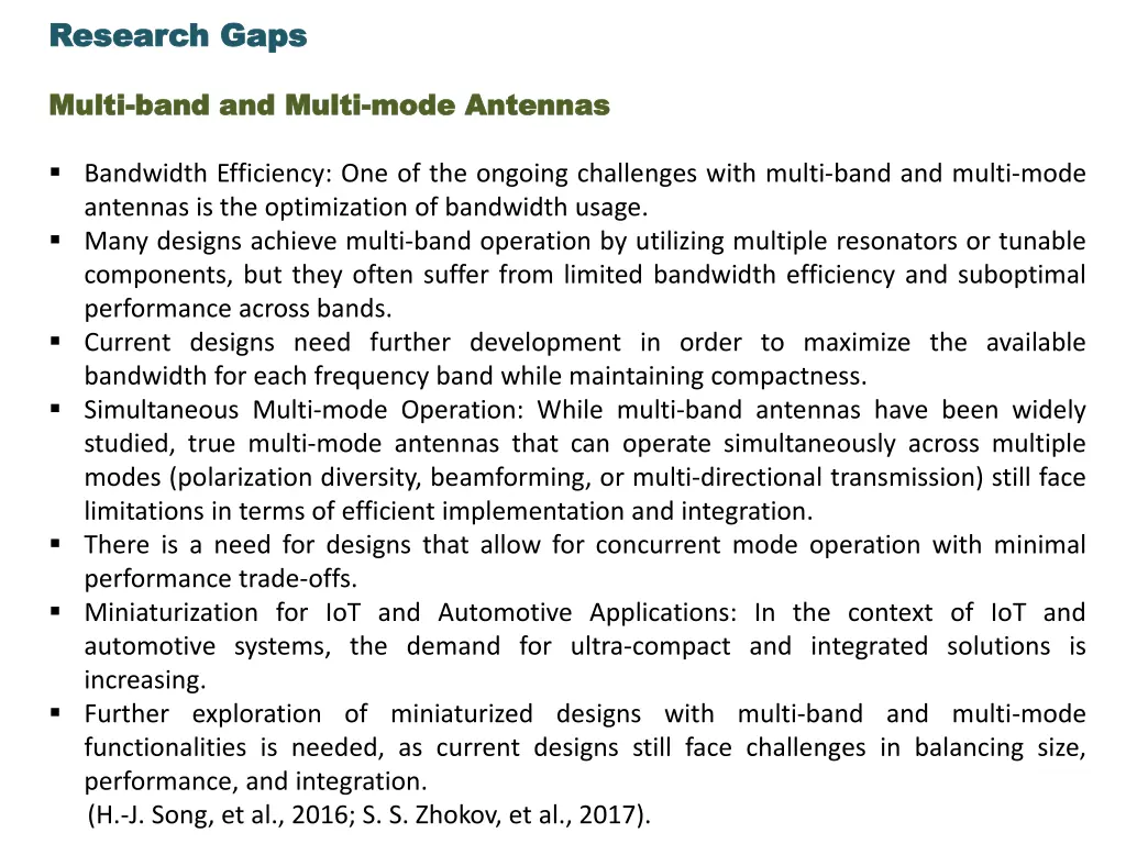 research gaps research gaps