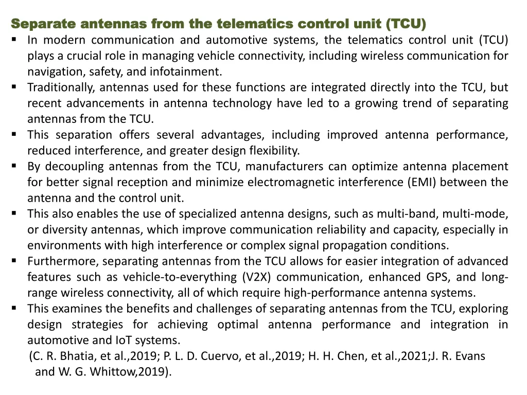 separate separate antennas in modern